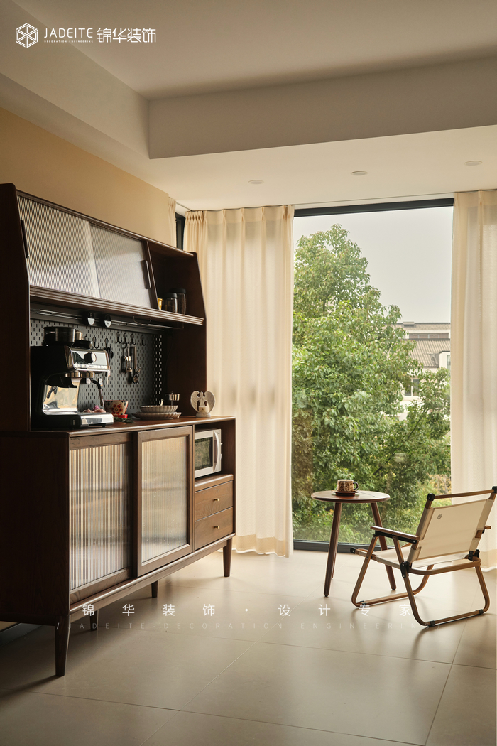 美式復古-博學院-別墅-300㎡裝修-別墅-中古