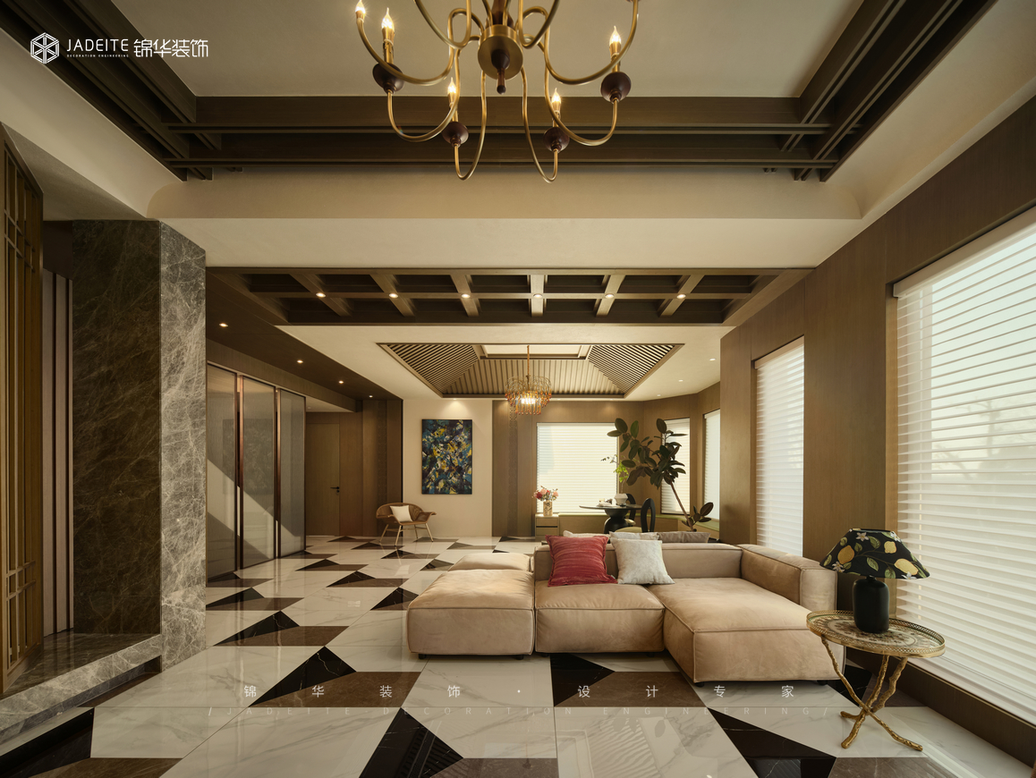 鄉村自然風-閱山居-別墅-550㎡裝修-別墅-現代簡約