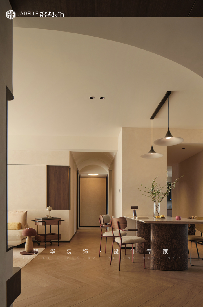 奶油中古-苏宁檀悦-四室两厅-193㎡装修-四室两厅-中古