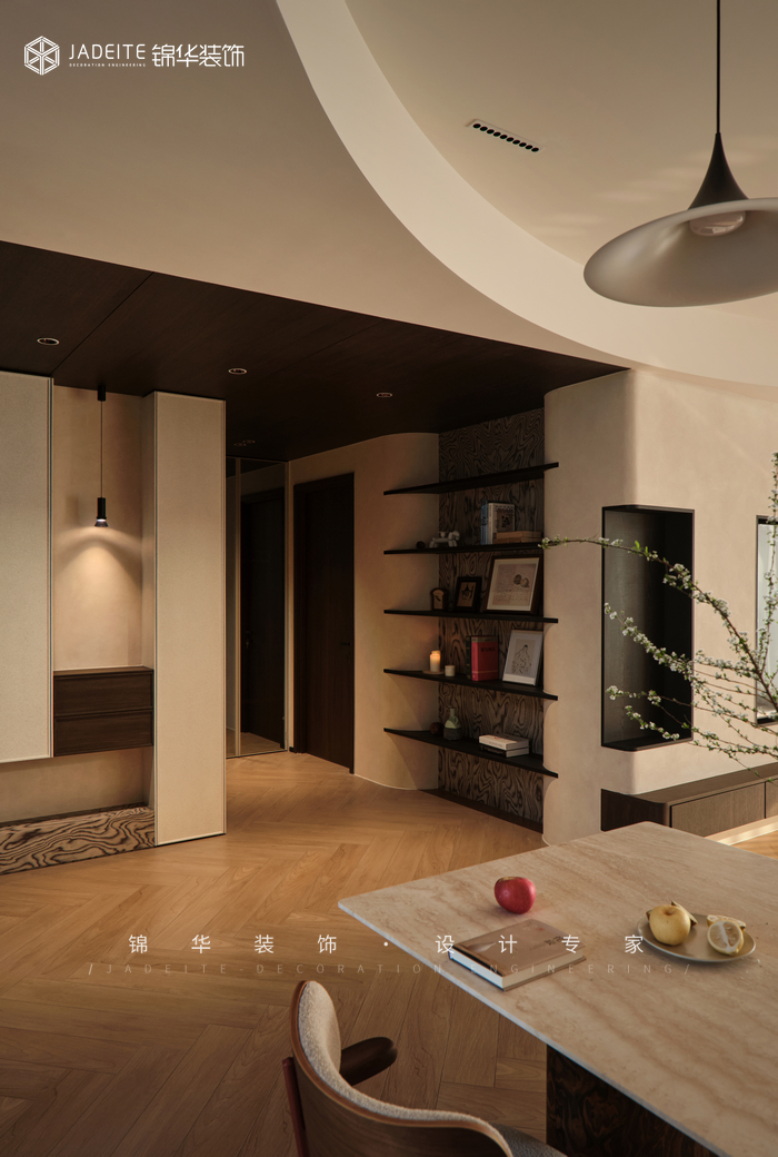 奶油中古-苏宁檀悦-四室两厅-193㎡装修-四室两厅-中古