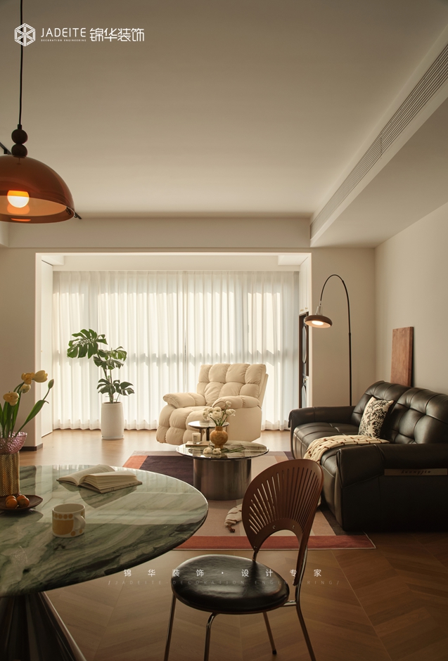 中古風-楓景園-三室兩廳-113㎡裝修-三室兩廳-中古