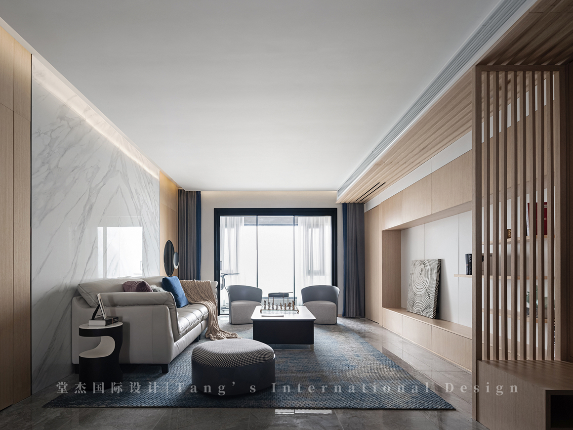 简约原木-金陵湾-大户型-200㎡装修-大户型-现代简约