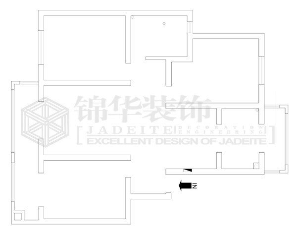 天润家园装修-两室一厅-现代简约