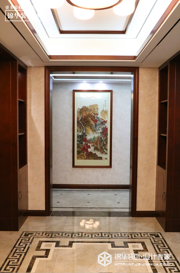 新中式 海安金水湾 三室两厅 199平米