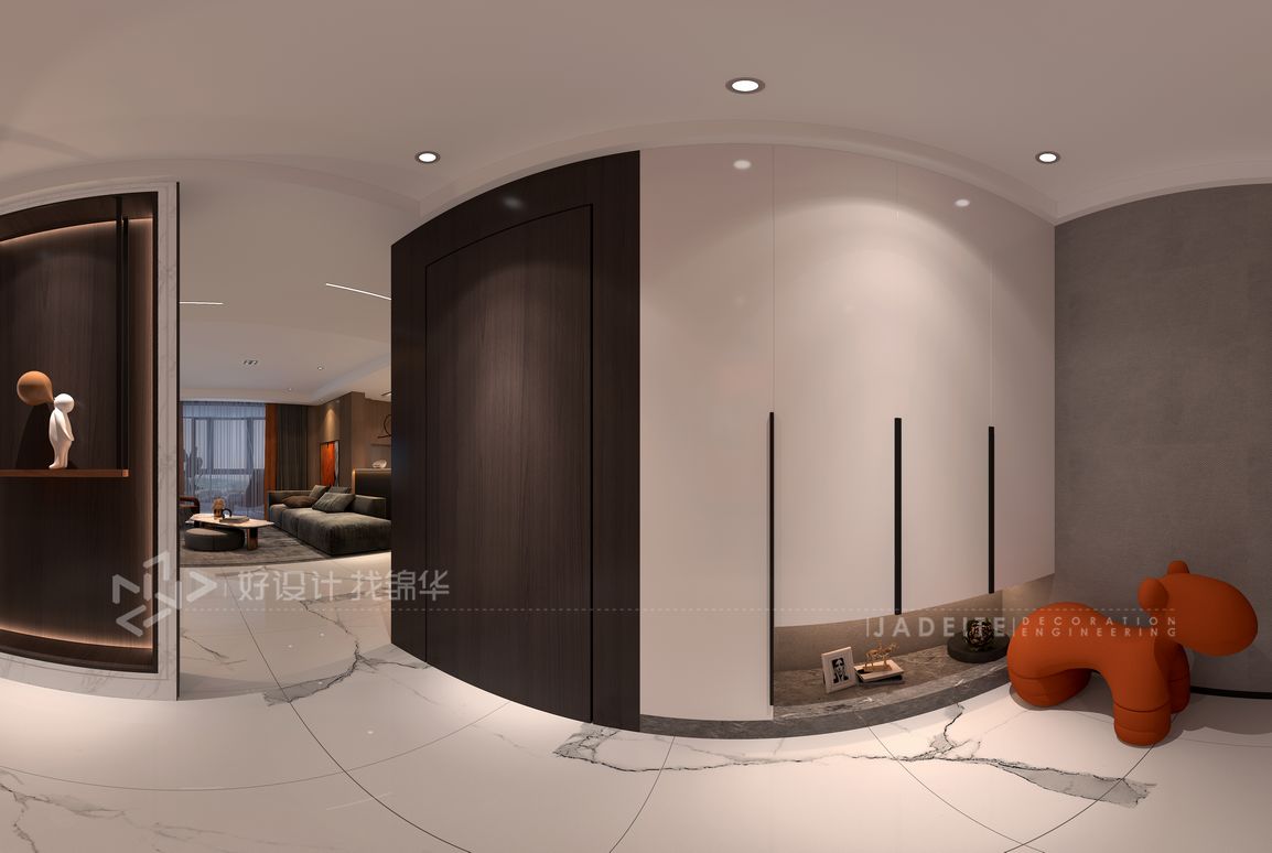现代风格-金色成品147平米-四室两厅两卫装修-四室两厅-现代简约