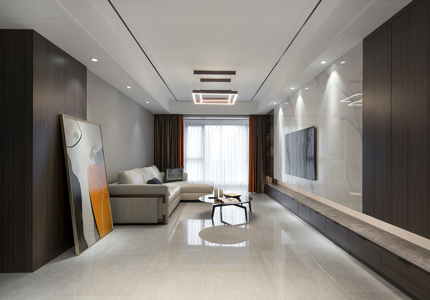 中海碧林湾   118平米  三室二厅  现代简约风格