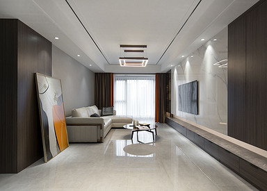 中海碧林湾   118平米  三室二厅  现代简约风格