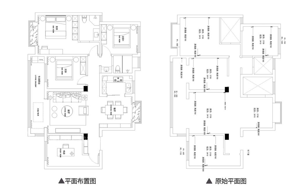南通好的家装公司-中南熙悦125㎡-四室两厅装修案例