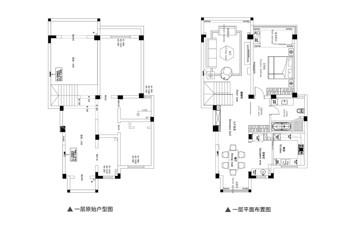 南通装修设计公司-城市嘉苑240㎡-四室两厅装修案例
