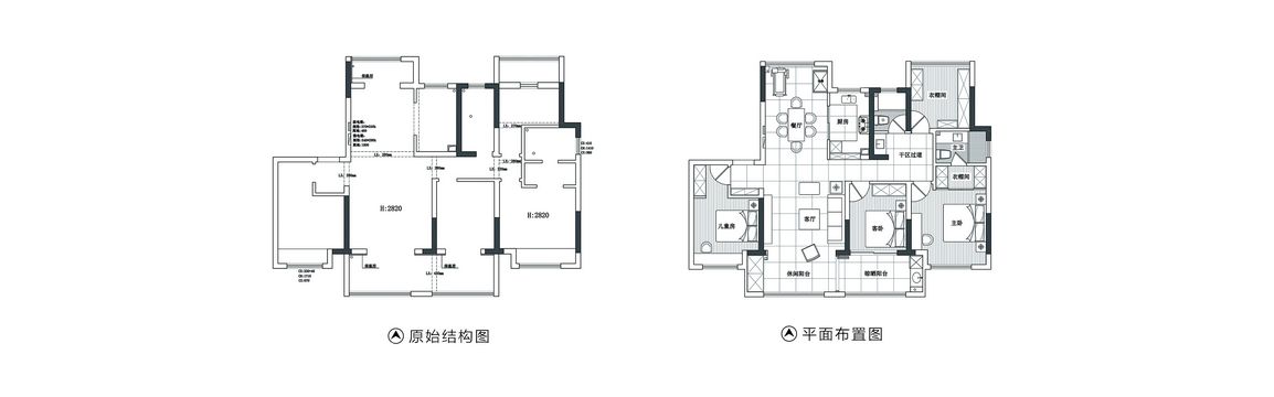 现代简约-雍景湾139㎡- 四室两厅装修案例装修-四室两厅-现代简约