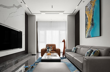 现代简约-怡景湾115㎡- 三室两厅装修案例