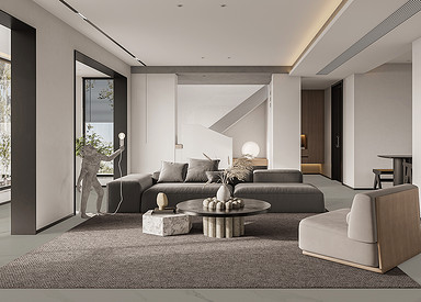 中南熙悦-180平米-大平层装修案例-南通别墅设计公司