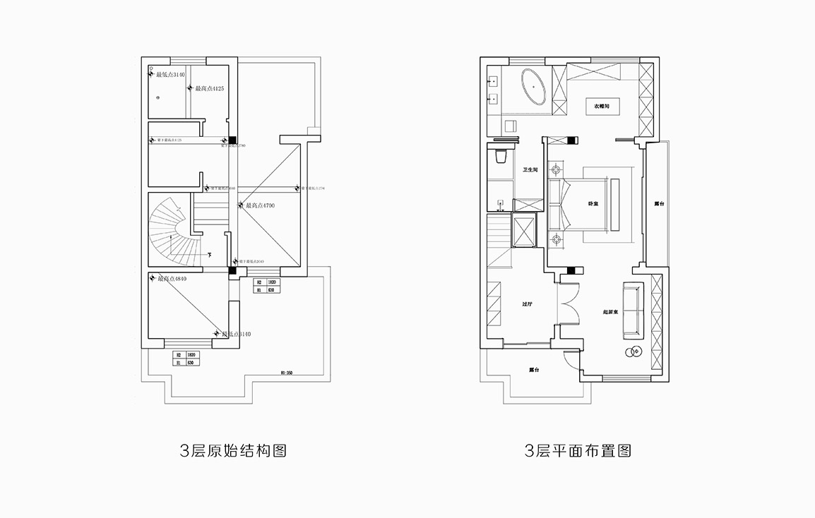 现代简约-金河名人世家400㎡-别墅装修案例装修-别墅-现代简约