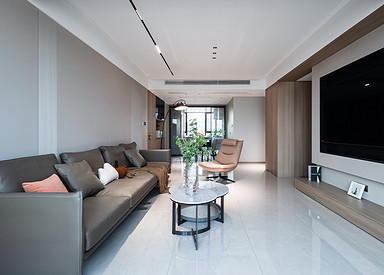 现代简约-苏建名都城125㎡- 两室两厅装修案例