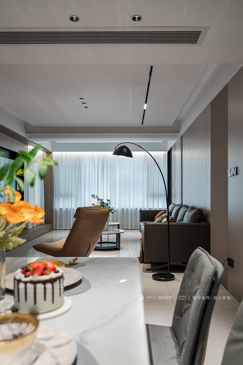 现代简约-苏建名都城125㎡- 两室两厅装修案例装修-两室两厅-现代简约