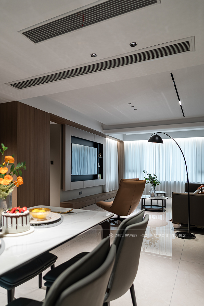 现代简约-苏建名都城125㎡- 两室两厅装修案例装修-两室两厅-现代简约
