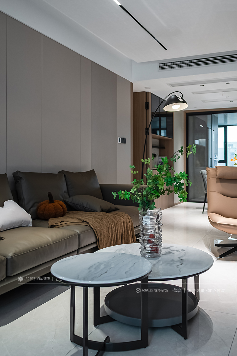 现代简约-苏建名都城125㎡- 两室两厅装修案例装修-两室两厅-现代简约