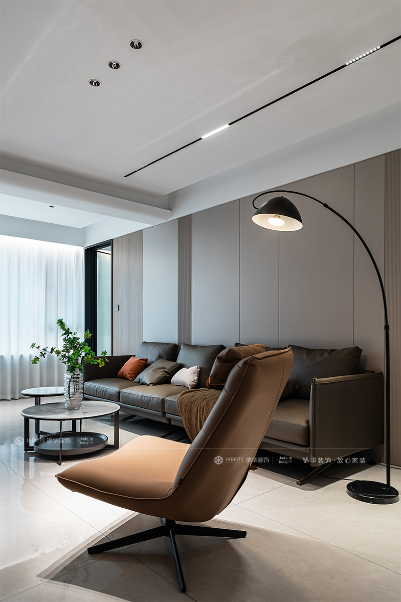现代简约-苏建名都城125㎡- 两室两厅装修案例装修-两室两厅-现代简约