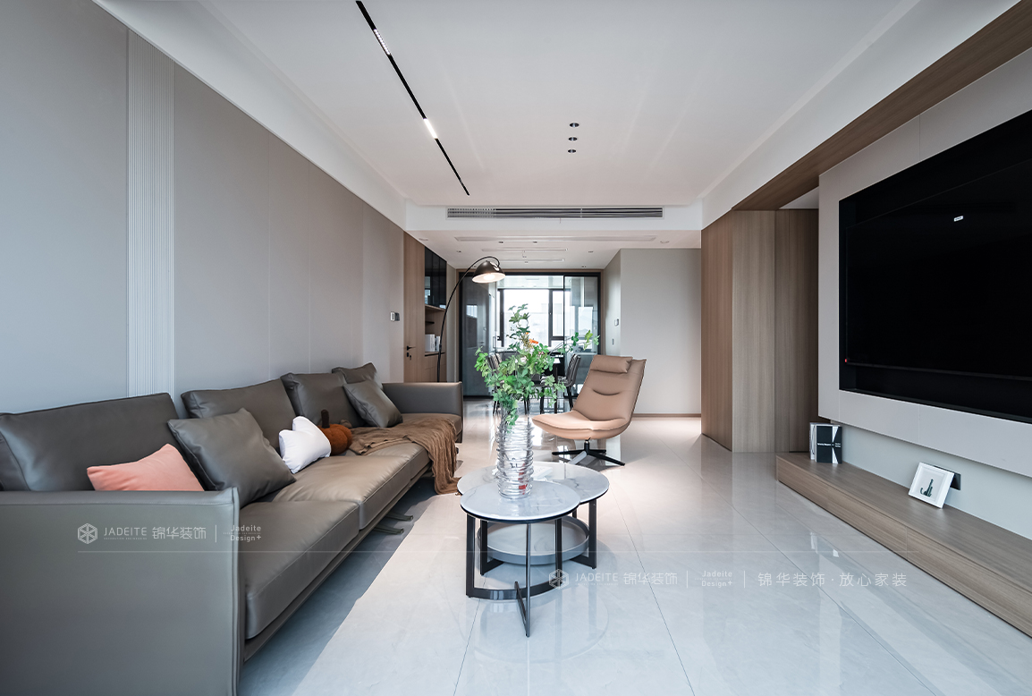 现代简约-苏建名都城125㎡- 两室两厅装修案例装修-两室两厅-现代简约