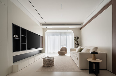 现代简约-锦绣福邸125㎡- 三室两厅装修案例