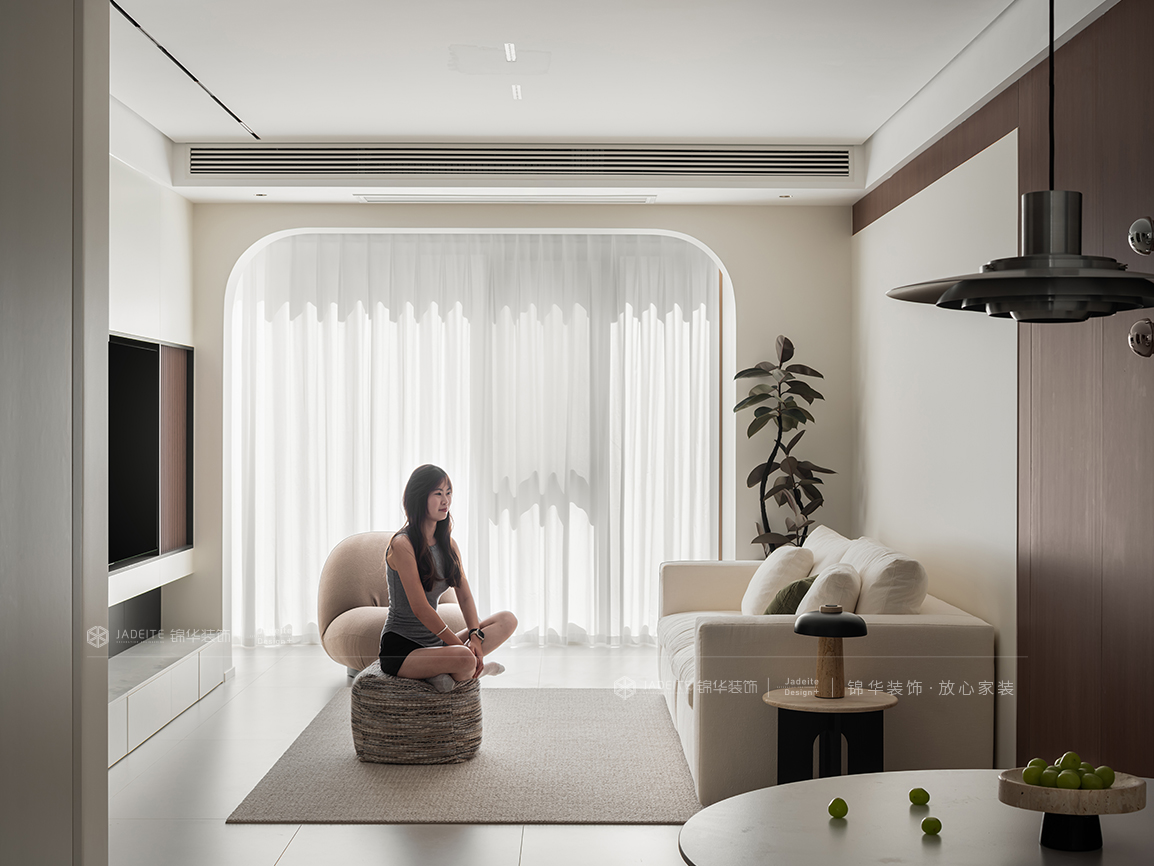 现代简约-锦绣福邸125㎡- 三室两厅装修案例装修-三室两厅-现代简约