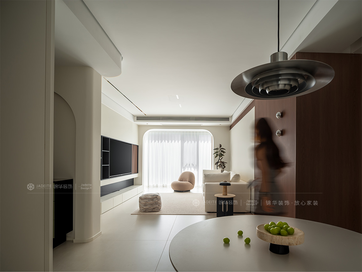 现代简约-锦绣福邸125㎡- 三室两厅装修案例装修-三室两厅-现代简约