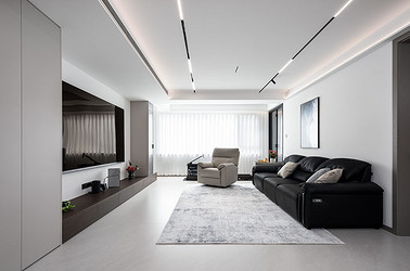 现代简约-云龙华庭123㎡- 三室两厅装修案例