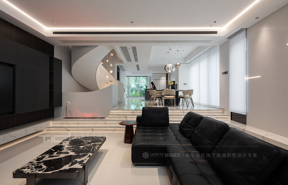 现代简约-中海上林院550㎡- 别墅装修案例装修-别墅-现代简约