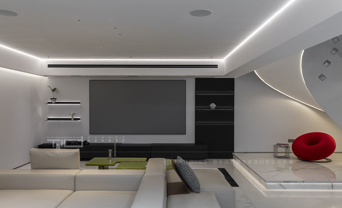 现代简约-中海上林院550㎡- 别墅装修案例装修-别墅-现代简约