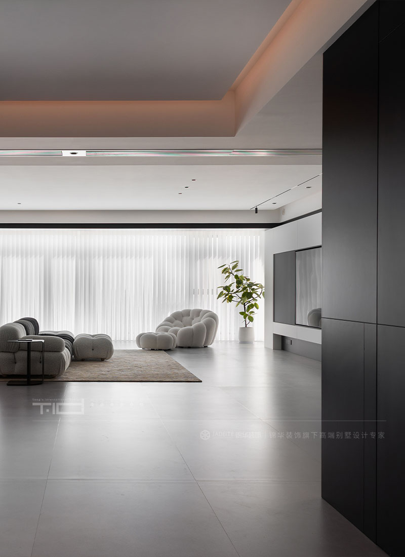 现代极简-院语江南400㎡- 五室两厅装修案例装修-大户型-极简