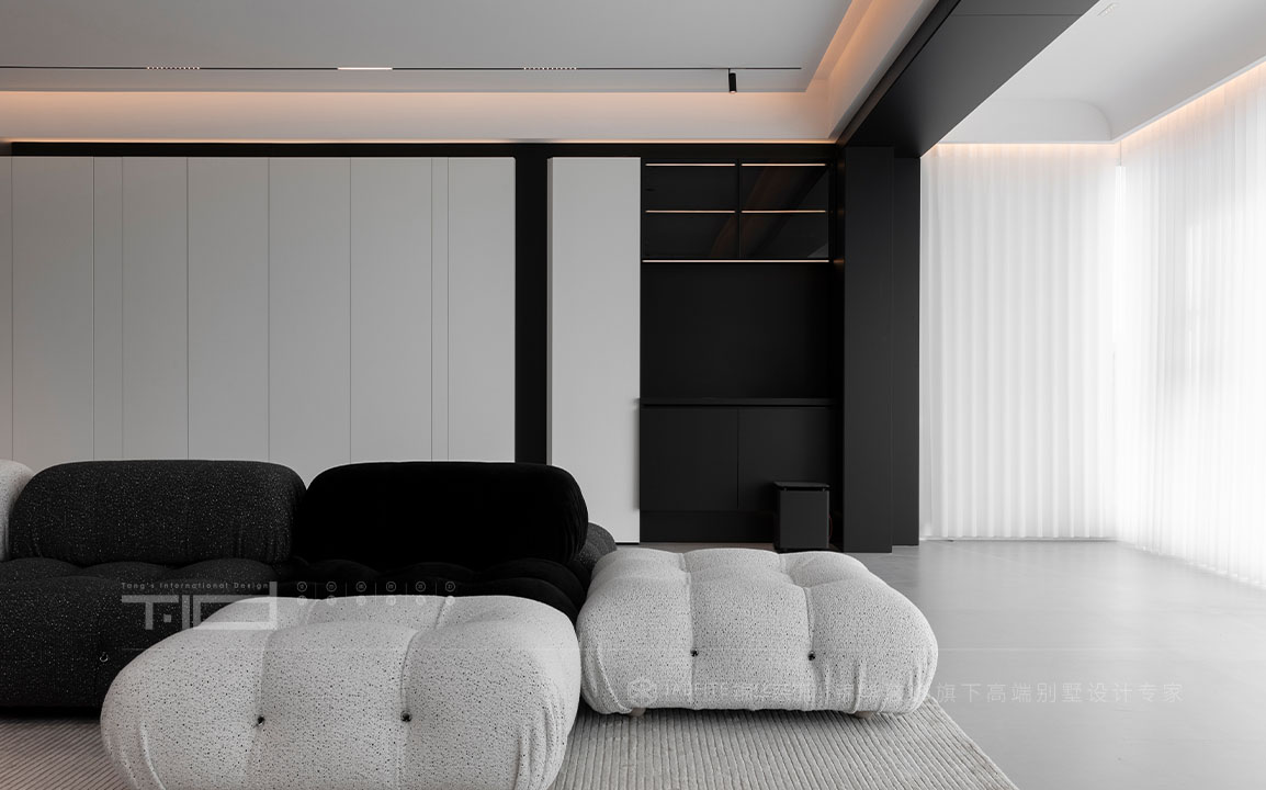 现代极简-院语江南400㎡- 五室两厅装修案例装修-大户型-极简