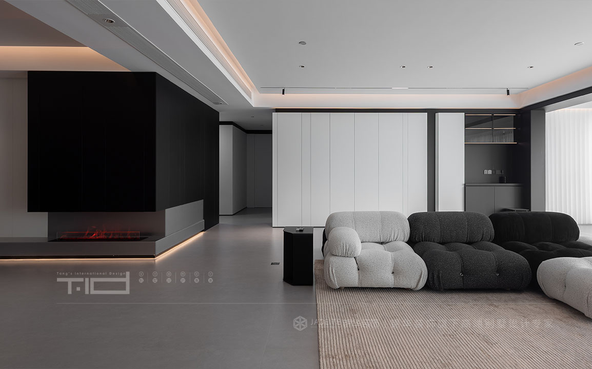 现代极简-院语江南400㎡- 五室两厅装修案例装修-大户型-极简