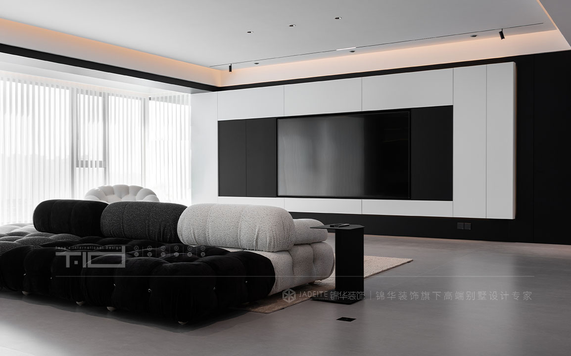 现代极简-院语江南400㎡- 五室两厅装修案例装修-大户型-极简