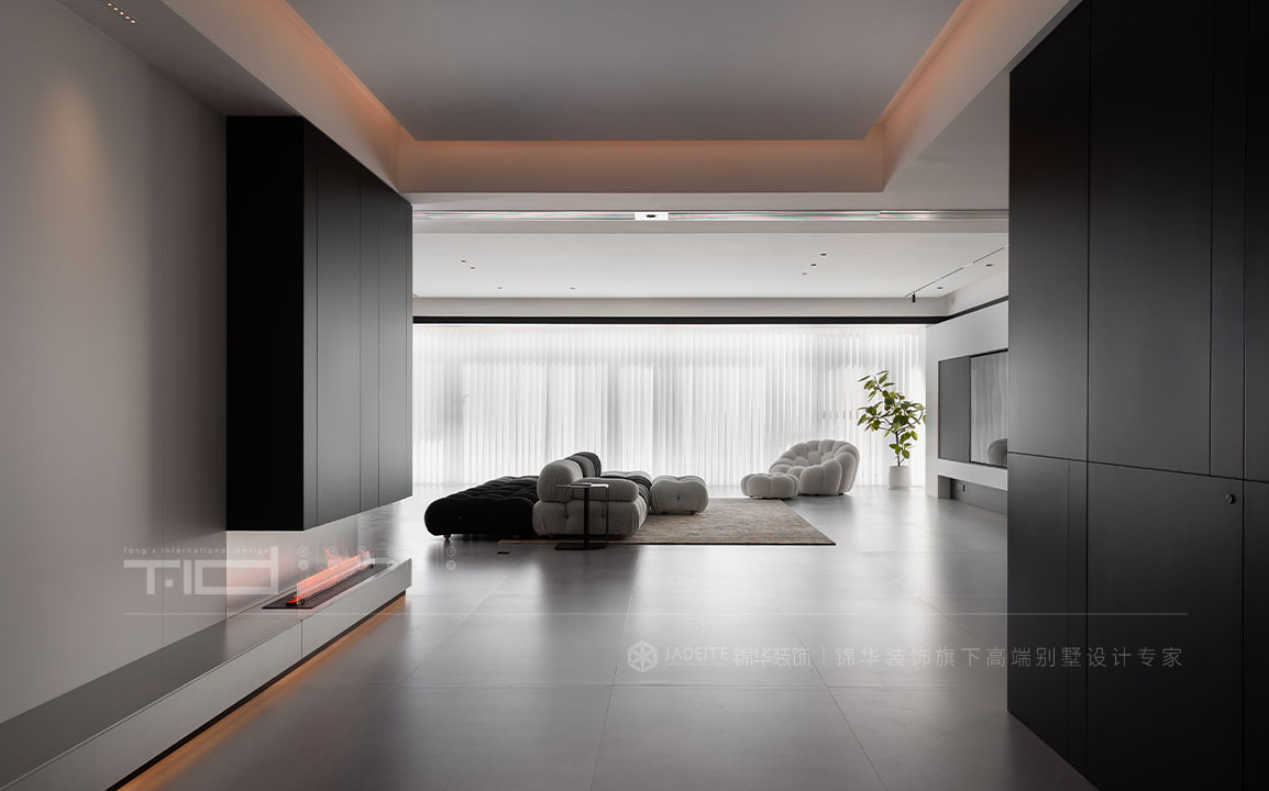 现代极简-院语江南400㎡- 五室两厅装修案例装修-大户型-极简