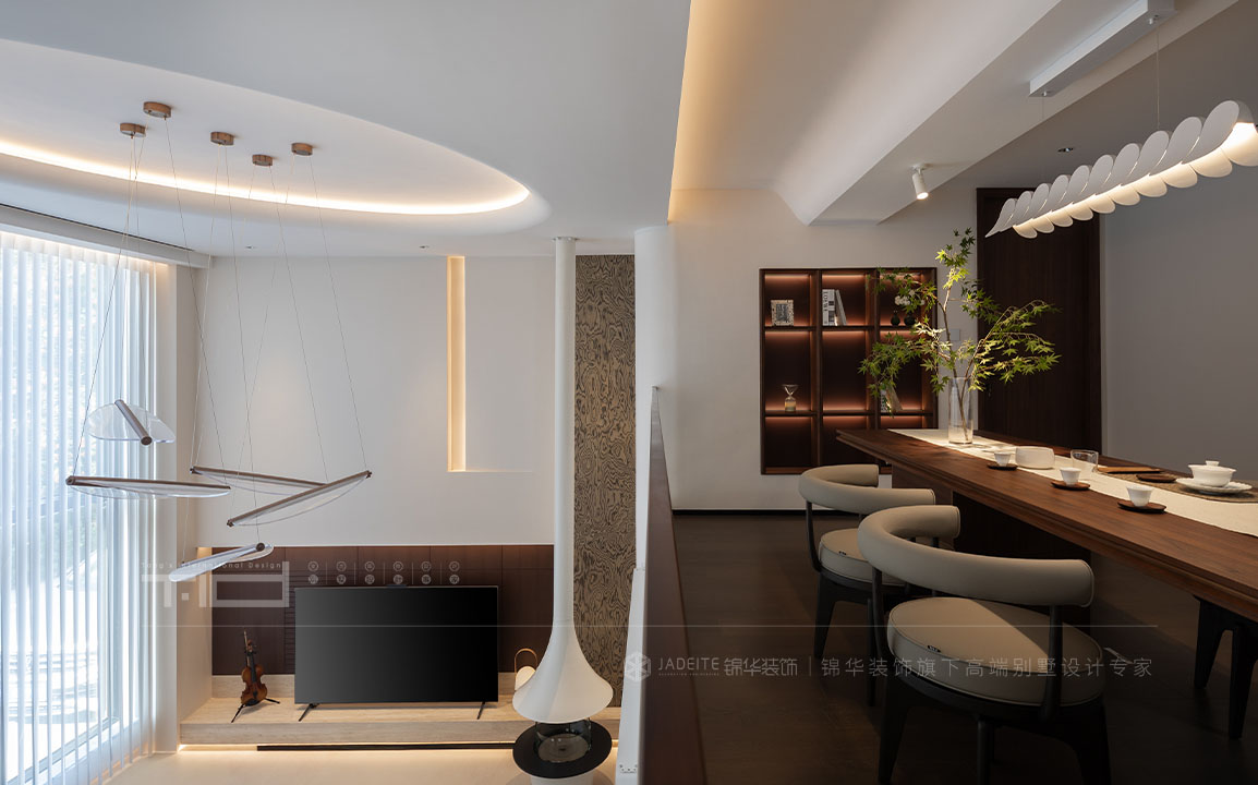 现代简约-T.ID堂杰国际设计【锦墅家】实景体验中心- 别墅装修案例装修-别墅-现代简约