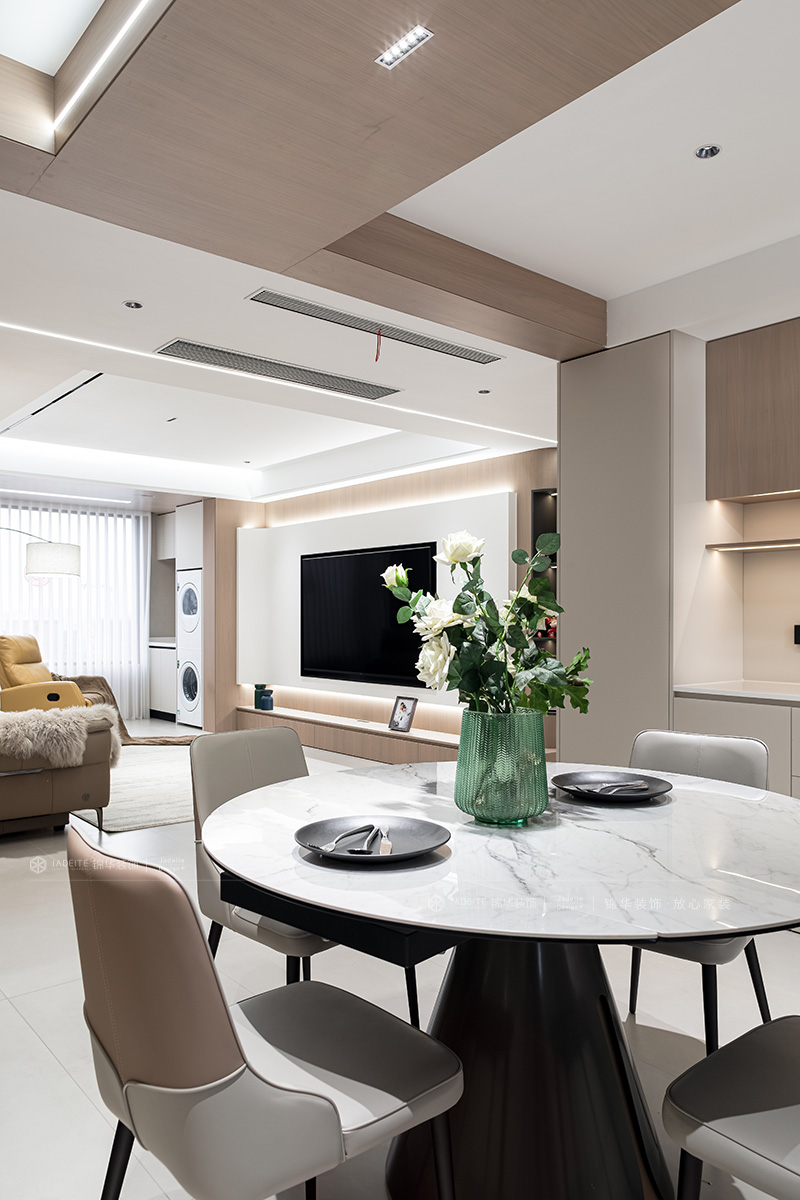 现代简约-吴中豪景华庭140㎡- 三室两厅装修案例装修-三室两厅-现代简约