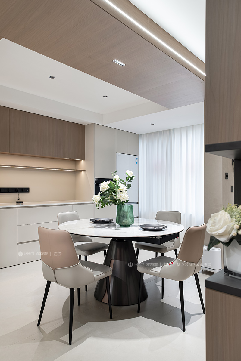 现代简约-吴中豪景华庭140㎡- 三室两厅装修案例装修-三室两厅-现代简约