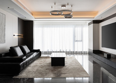 现代简约-公园道158㎡-四室两厅装修案例