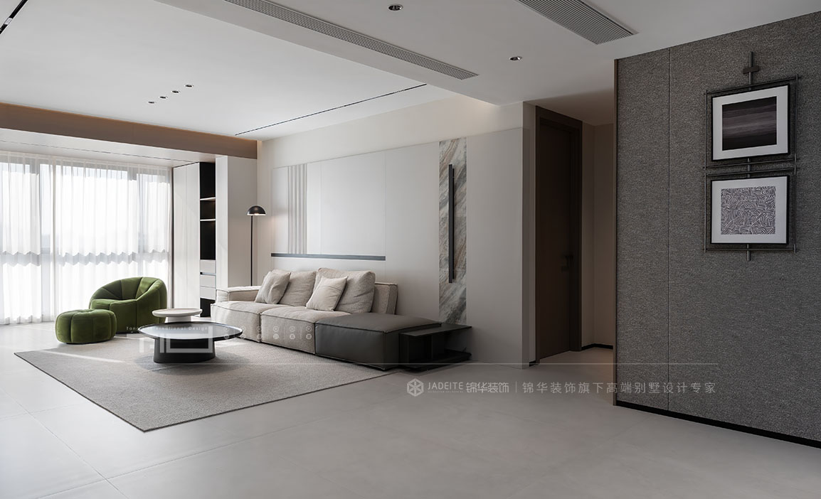 现代简约-苏建学府雅居155㎡- 三室两厅装修案例装修-三室两厅-现代简约