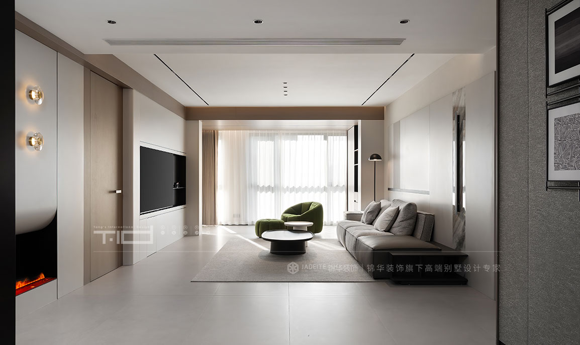 现代简约-苏建学府雅居155㎡- 三室两厅装修案例装修-三室两厅-现代简约