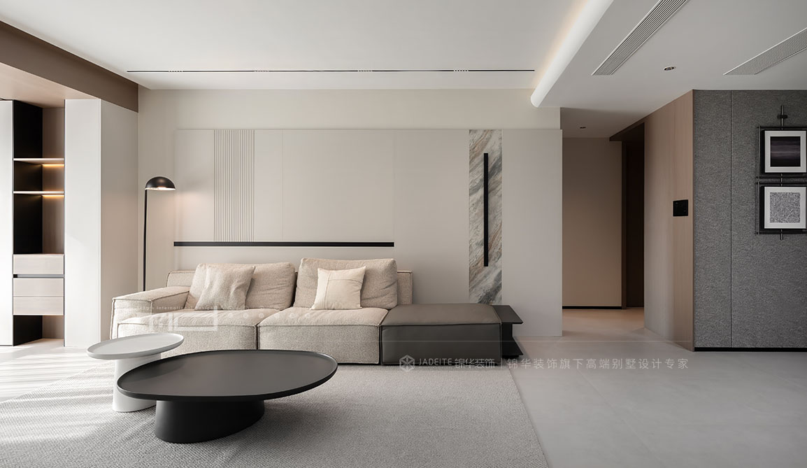 现代简约-苏建学府雅居155㎡- 三室两厅装修案例装修-三室两厅-现代简约