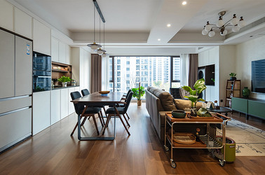 中古风-崇州云玺133㎡- 四室两厅装修案例