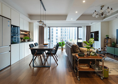 中古风-崇州云玺133㎡- 四室两厅装修案例