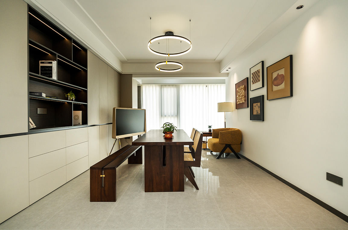 现代简约-雨润星雨华府135㎡- 四室两厅装修案例