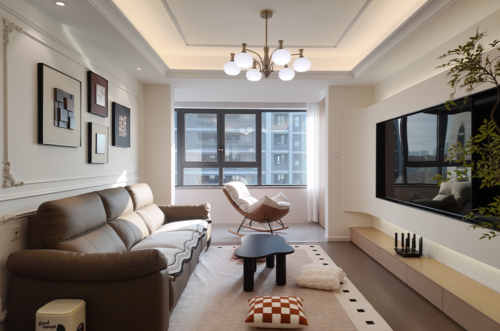 现代简约-桂语朝阳109㎡- 三室两厅装修案例