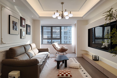 现代简约-桂语朝阳109㎡- 三室两厅装修案例