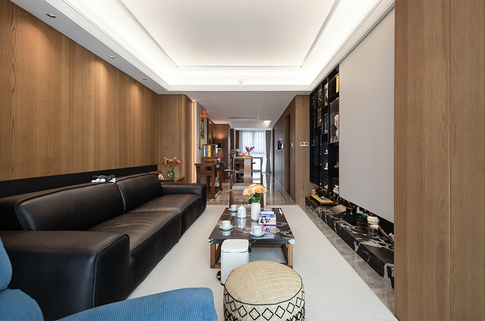 现代中式-绿城蘭园135㎡- 三室两厅装修案例