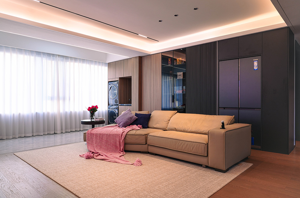 现代简约-滨江道江园127㎡- 三室两厅装修案例