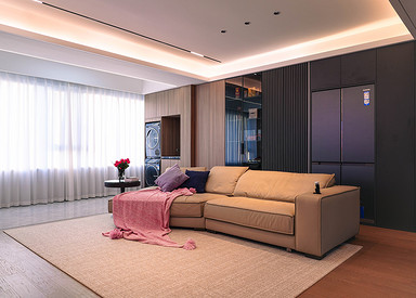 现代简约-滨江道江园127㎡- 三室两厅装修案例