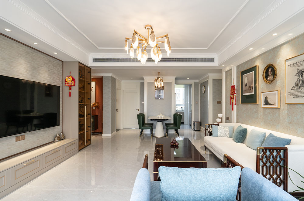 简约美式-银河湾176㎡- 四室两厅装修案例